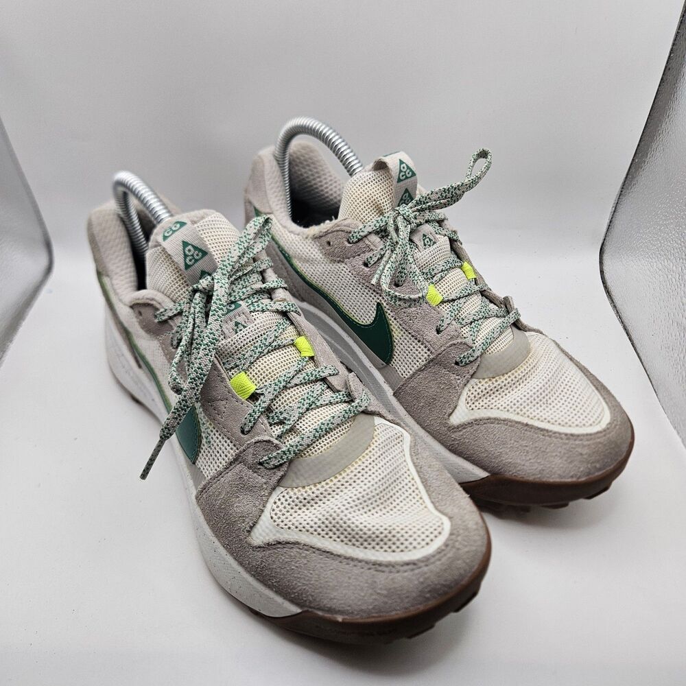 Nike Mens ACG Lowcate Grey Green DM8019-003 Sneakers Comfort Sz US 7 READ